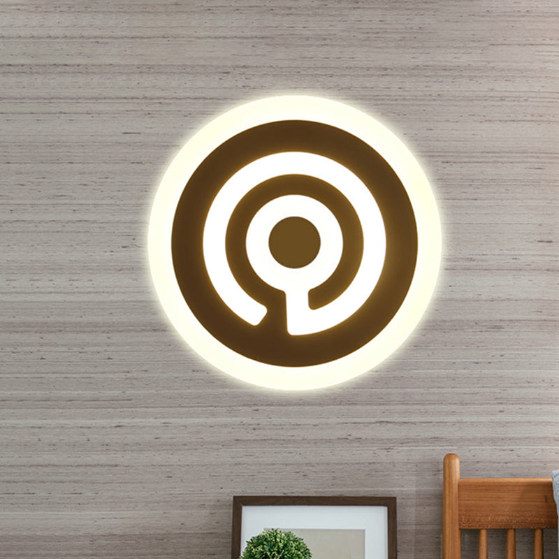 Frendorf | Dunne Paneel Wandlamp Schone Acryl Wandlamp in Wit voor Kleuterschool Baby Slaapkamer