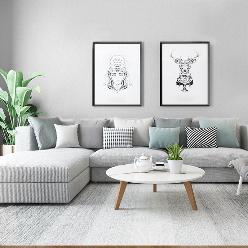 Einfacher einfarbiger Tapetenrolle Mehrfarben Wohnzimmer Wanddekoration, 33' L x 20,5" W