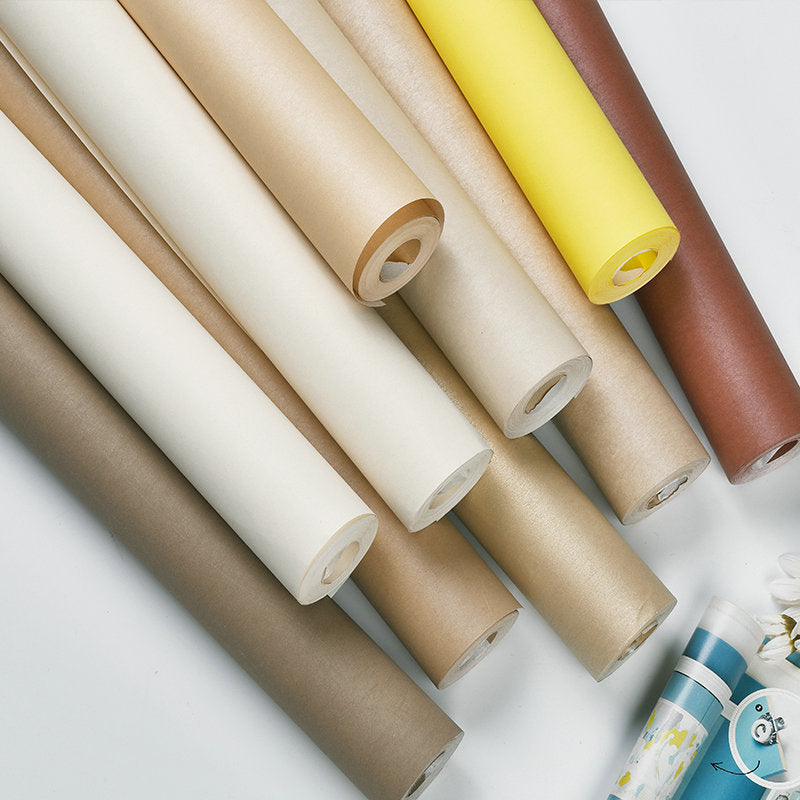 Pure Color Tapetenrolle Modern Fleckenresistent Wohnzimmer Wandkunst, 57,1 qm
