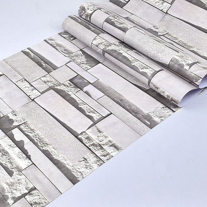 Pastellfarbe Ziegelmuster Tapetenrolle Abziehbare Wandverkleidung für Akzentwand