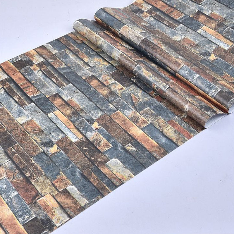 Pastellfarbe Ziegelmuster Tapetenrolle Abziehbare Wandverkleidung für Akzentwand