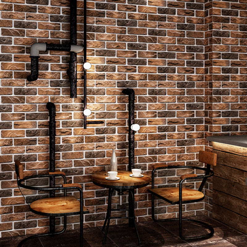 Backdruck Tapetenrolle Mehrfarbige Industrielle Wandverkleidung für Café