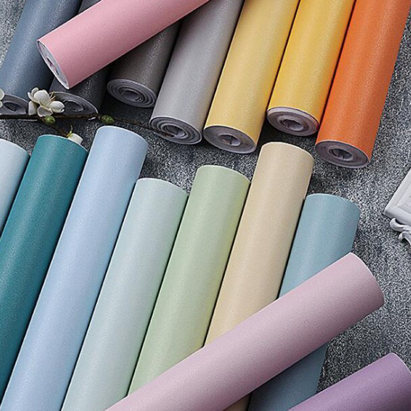 Peel and Stick Pure Color Tapetenrolle Nordic Vlies Wanddekoration, 33' L x 23.5" B