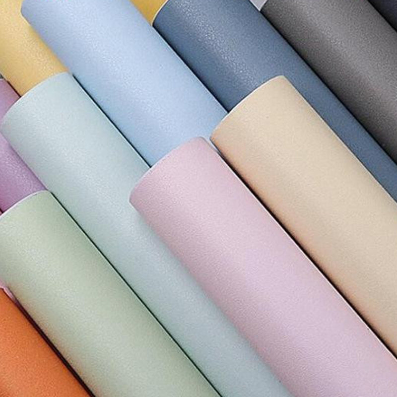 Peel and Stick Pure Color Tapetenrolle Nordic Vlies Wanddekoration, 33' L x 23.5" B