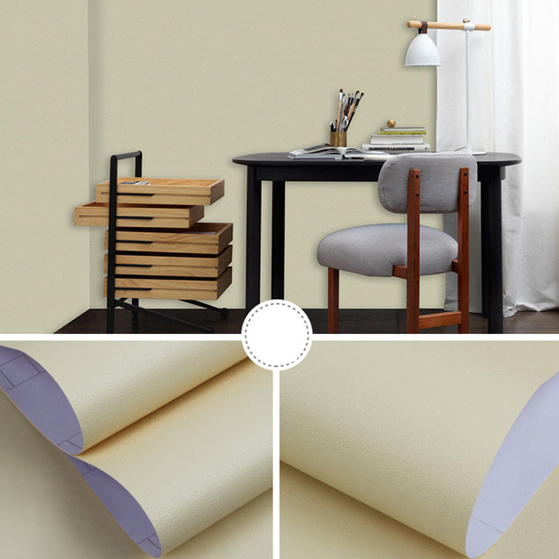 Peel and Stick Pure Color Tapetenrolle Nordic Vlies Wanddekoration, 33' L x 23.5" B