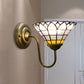 Frendorf | 1 Kopf Wand Licht Fixture Barock Lotus Klar Dimple Glas Wandlampe für Flur