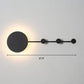 Frendorf | 27,5"/39" Breite Schwarz/Weiß Runde LED Wandlampe Simplicity LED Acryl Wandleuchte in Warm/Weiß Licht mit Aufhängern