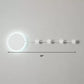 Frendorf | 27,5"/39" Breite Schwarz/Weiß Runde LED Wandlampe Simplicity LED Acryl Wandleuchte in Warm/Weiß Licht mit Aufhängern
