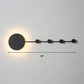 Frendorf | 27,5"/39" Breite Schwarz/Weiß Runde LED Wandlampe Simplicity LED Acryl Wandleuchte in Warm/Weiß Licht mit Aufhängern