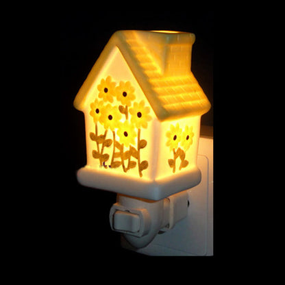 Frendorf | 1 Licht Huis Ontwerp Muur Sconces Licht Lodge Aardewerk Slaapkamer Nachtlicht in Roze/Wit/Geel