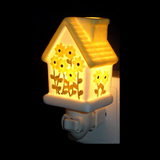 Frendorf | 1 Licht Huis Ontwerp Muur Sconces Licht Lodge Aardewerk Slaapkamer Nachtlicht in Roze/Wit/Geel