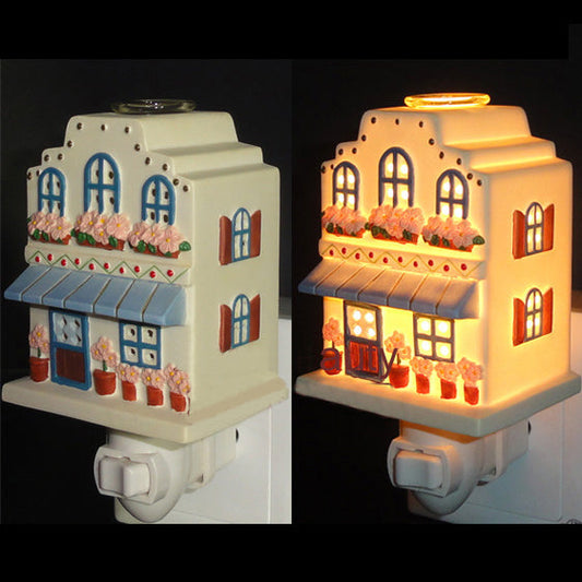 Frendorf | 1 Licht Huis Ontwerp Muur Sconces Licht Lodge Aardewerk Slaapkamer Nachtlicht in Roze/Wit/Geel