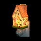 Frendorf | 1 Licht Huis Ontwerp Muur Sconces Licht Lodge Aardewerk Slaapkamer Nachtlicht in Roze/Wit/Geel
