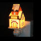 Frendorf | Keramiek Huis Nachtlamp Tiffany Loft 1 Lamp Wandlicht in Rood/Wit/Blauw/Roze voor Slaapkamer