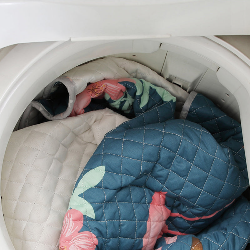 Frendorf | Blaue Moderne Teppich Baumwolle Flamingo Druck Bereich Teppich Rutschfeste Rückseite Fleckenbeständig Innen Teppich für Schlafzimmer