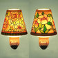 Frendorf | Keramische Bloem/Roos Nachtlampje met Tapse Schaduw 1 Licht Lodge Wandverlichting voor Bedd ／