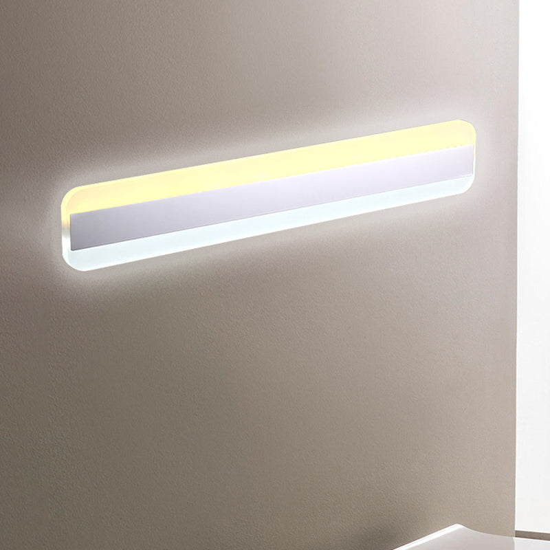 Frendorf | 31,5"/39"/47" Breite lineare Schminkspiegelleuchte modernes Acryl-LED-Badezimmerlicht über dem Spiegel mit Reflektor