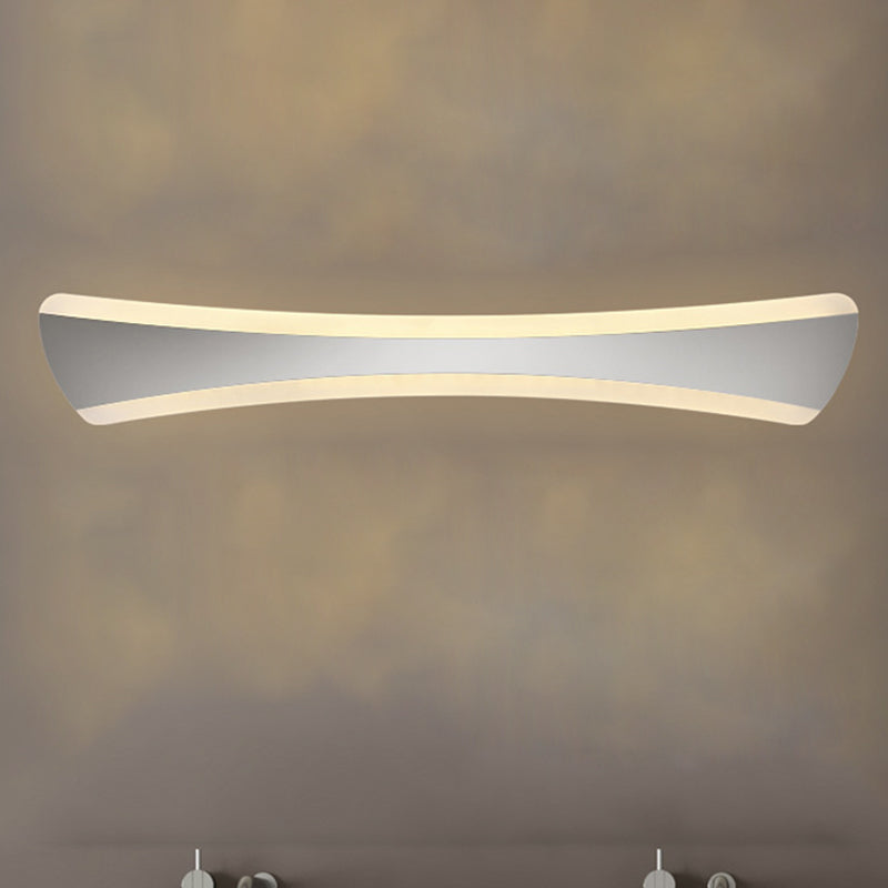 Frendorf | 16.5"/20.5" Breite Wasserdichte Fliegen-vanity-Beleuchtung Leuchte Minimalistische Acryl-LED Badezimmer Vanity Wandlampe in Warm/Weiß