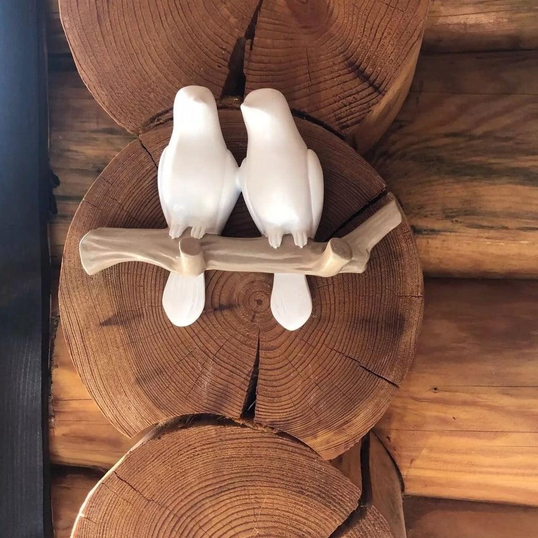 Frendorf | BirdSong – Melodische Vogel Wandhaken | Platzsparend | Dekorative Aufbewahrung | Wanddeko