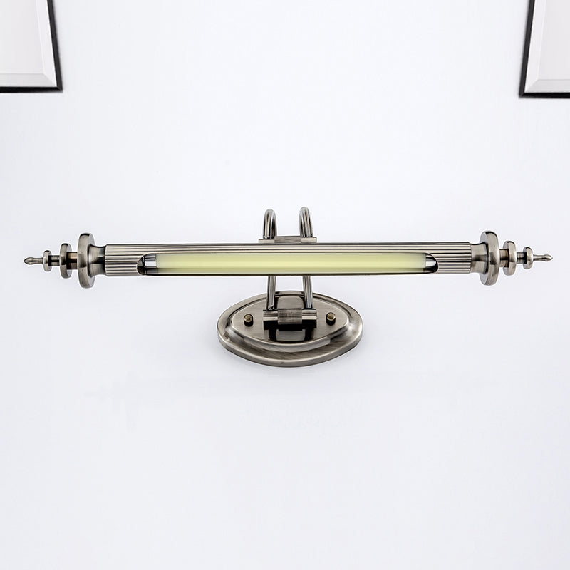 Frendorf | Verchroomd Nikkel Lineaire Vanity Wandlamp Modern 18"/29.5" W LED Metaal Wandverlichting Fixture in Warm/Wit Licht