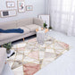 Nordic Wohnzimmer Teppich Bunt Geometrisch Bedruckter Innen Teppich Rutschfeste Rückseite Tierfreundlicher Teppich