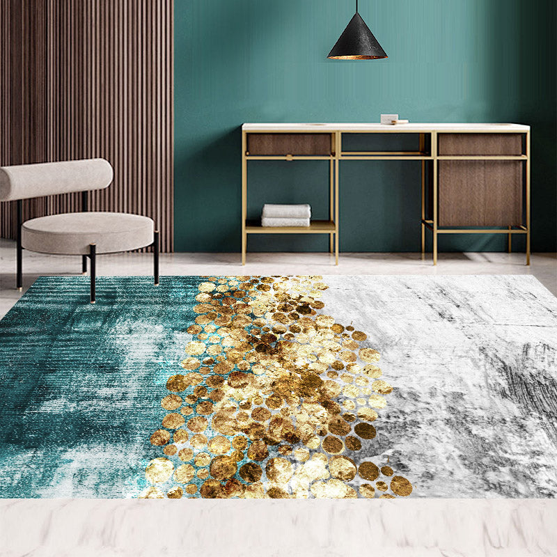 Frendorf | Multi Color Simple Rug Polypropylen Kleurblok Gebiedtapijt Antislip Ondergrond Vlekbestendige Binnenmat voor Kamer
