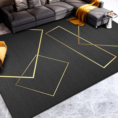 Frendorf | Mehrfarbiger Geo Bedruckter Teppich Polyester Luxus Innen Teppich Anti-Rutsch Rücken Tierfreundlich Pflegeleicht Bereichsteppich für das Wohnzimmer