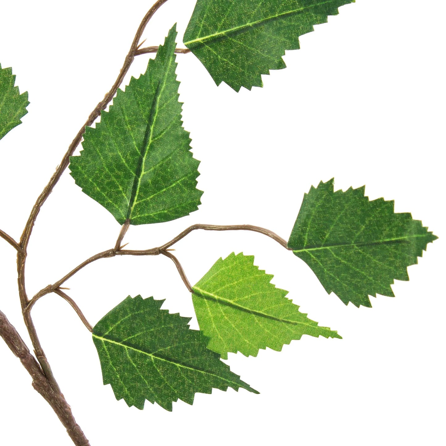 Frendorf | Blattwerk Zweig 118 cm - Realistischer künstlicher Blattstiel mit üppigen grünen Blättern - Perfekt für Blumenarrangements, Kränze, Sträuße und Wohnkultur - Langlebig und pflegeleicht