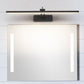 Minimalistische LED Badezimmerleuchte Lineare Rotierbare Waschtisch Wandleuchte mit Acrylschirm
