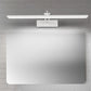 Minimalistische LED Badezimmerleuchte Lineare Rotierbare Waschtisch Wandleuchte mit Acrylschirm