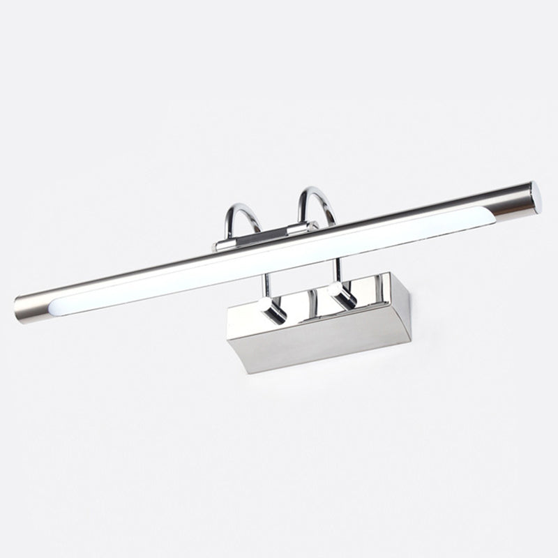 Frendorf | Röhrenförmige Edelstahl-Wandlampe Simplicity LED Chrom Wandmontierte Lampe