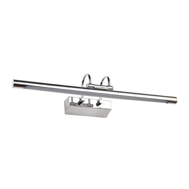Frendorf | Röhrenförmige Edelstahl-Wandlampe Simplicity LED Chrom Wandmontierte Lampe