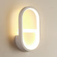 Frendorf | Metallische elliptische LED-Wandleuchte Minimalistische Wandleuchten Beleuchtungseinrichtung für Schlafzimmer