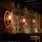 Frendorf | Lopende Vorm Touw Wandlamp Rustiek 1-Kop Gang Wandlamp met Baan Lamp Ontwerp in Hout