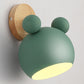 Drehbarer Schirm Metall Wandmontierte Leseleuchte Macaron Stil 1-Licht Wandlampe für Schlafzimmer
