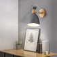 Drehbarer Schirm Metall Wandmontierte Leseleuchte Macaron Stil 1-Licht Wandlampe für Schlafzimmer