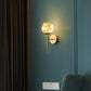 Frendorf | Ball Blown Glass Wandlamp Fixture Nordic Gold Finish LED Wandverlichting met String Light