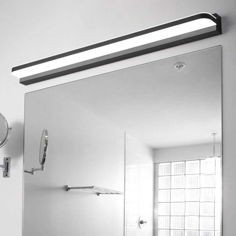 Frendorf | Gerundete Ecken Badleuchte Simplicity Edelstahl LED Wandlicht Leuchte