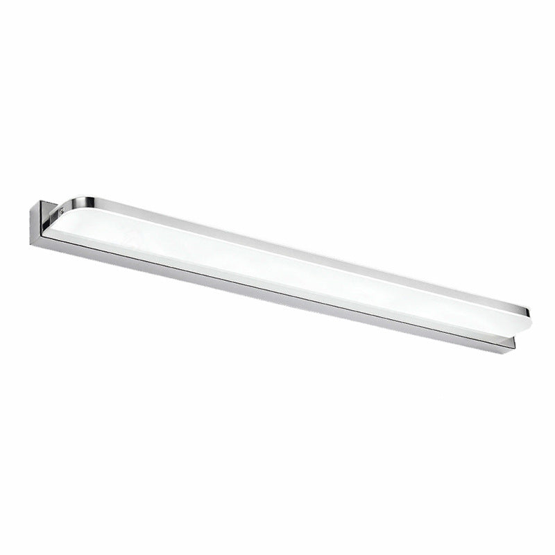 Frendorf | Gerundete Ecken Badleuchte Simplicity Edelstahl LED Wandlicht Leuchte