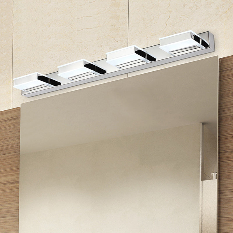 Frendorf | Geometrische Wandlampen Leuchte Zeitgenössisch Metall Nickel Finish LED Wandbeleuchtung