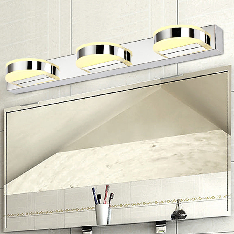 Frendorf | Geometrische Wandlampen Leuchte Zeitgenössisch Metall Nickel Finish LED Wandbeleuchtung
