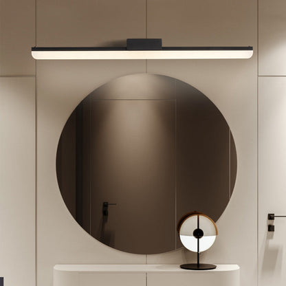 Frendorf | Einfache lineare LED-Waschtischbeleuchtung Metall Badezimmer Wandleuchte mit Acryl-Diffusor