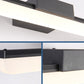 Frendorf | Einfache lineare LED-Waschtischbeleuchtung Metall Badezimmer Wandleuchte mit Acryl-Diffusor