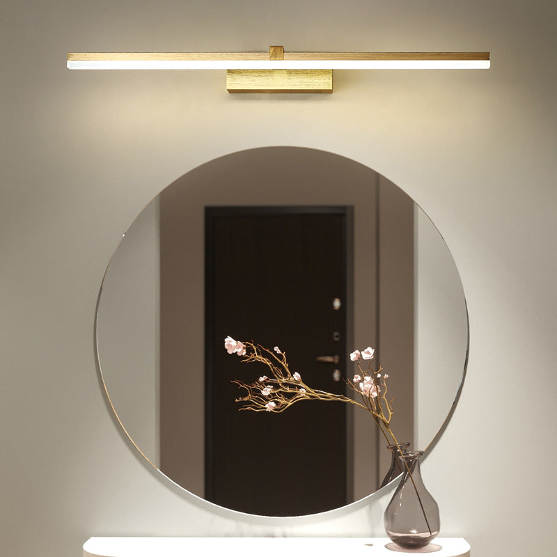 Goldene Badezimmerlampe LED Modernes Design