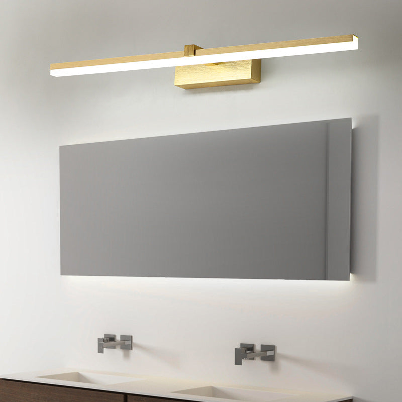 Goldene Badezimmerlampe LED Modernes Design