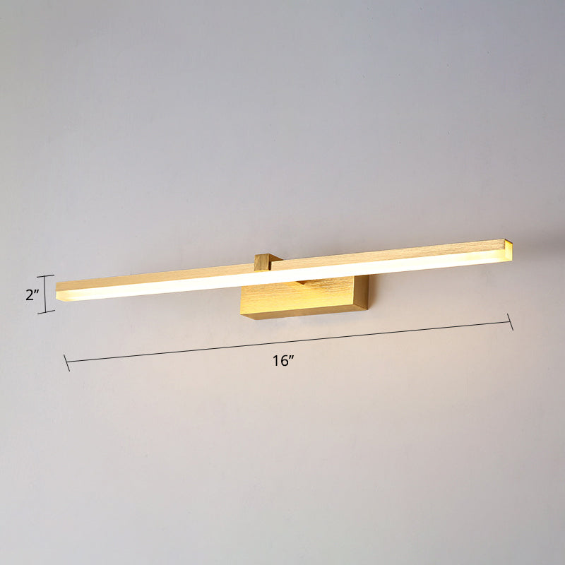 Goldene Badezimmerlampe LED Modernes Design