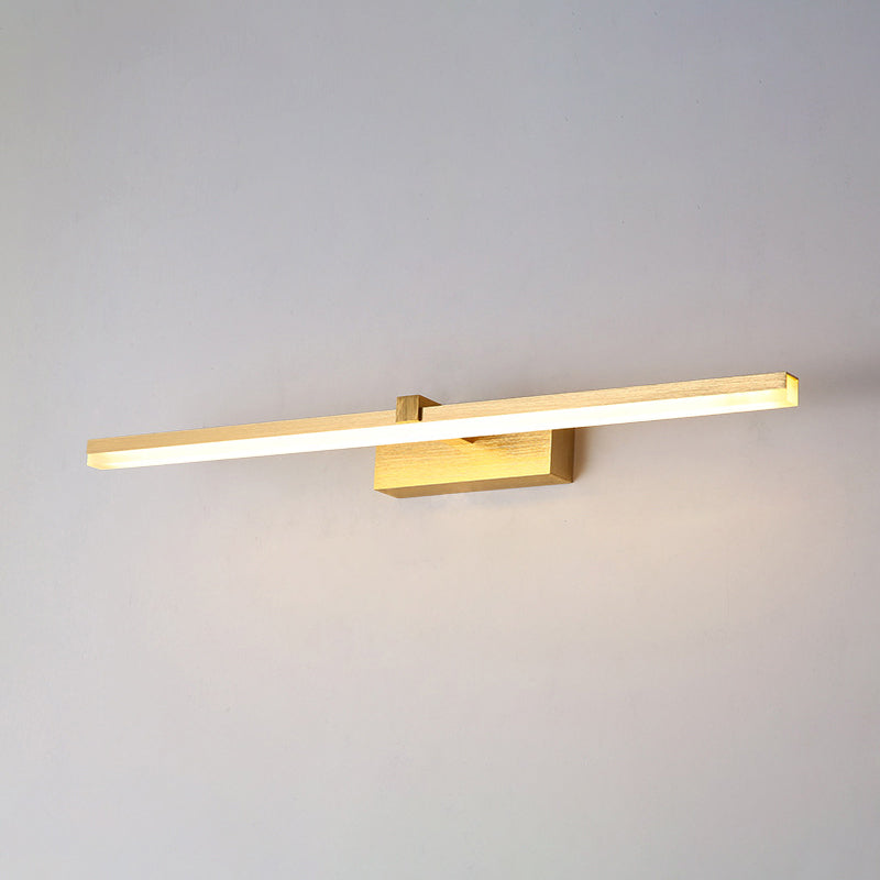 Goldene Badezimmerlampe LED Modernes Design