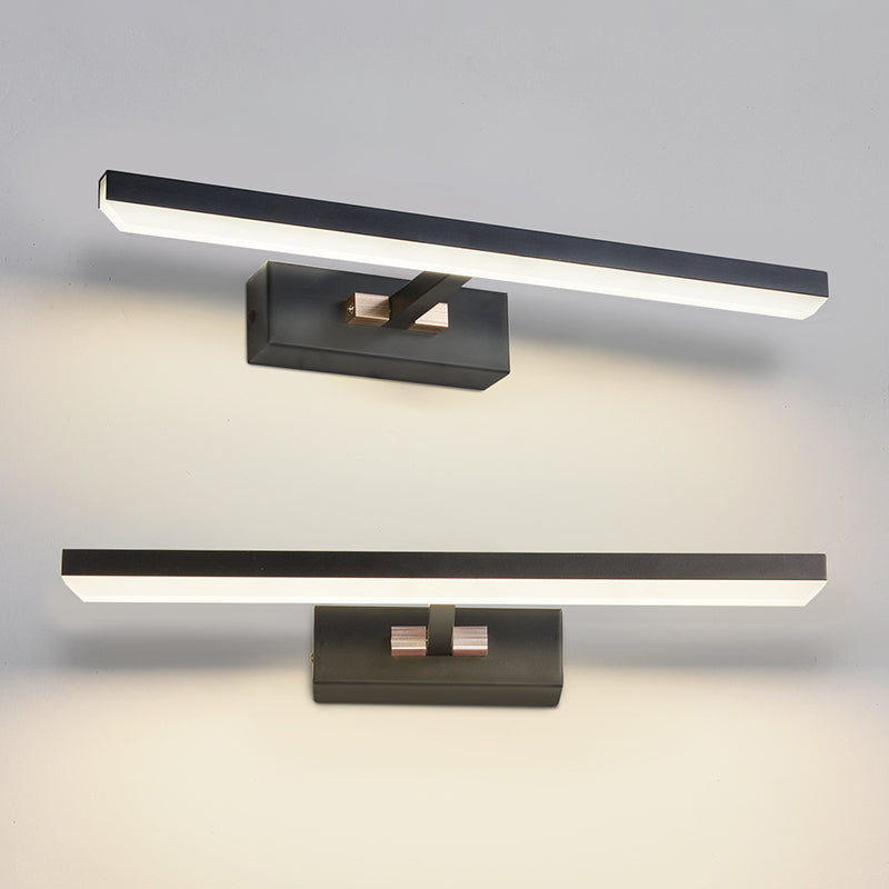 Frendorf | Modernismus Lineare Wandwaschtischleuchte Acryl Badezimmer LED Wand Sconce Beleuchtung Fixture