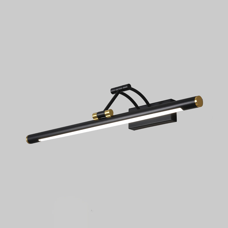 Minimalistische Röhrenförmige Vanity Lichtarmatur Acryl LED WandMontage Lampe mit 3-Gelenk Schwenkarm