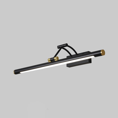Minimalistische Röhrenförmige Vanity Lichtarmatur Acryl LED WandMontage Lampe mit 3-Gelenk Schwenkarm
